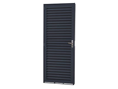 Porta laminada Esquadrias alumínio