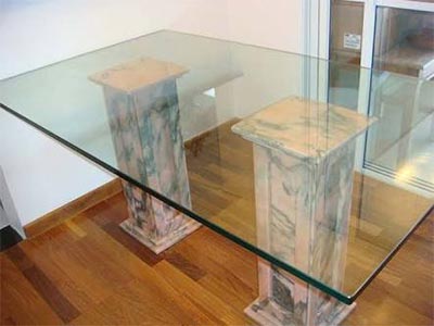 Tampo de mesa em vidro Tampo vidro temperado