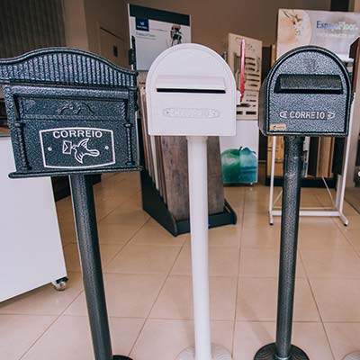 Caixas de correio Acessórios para acabamento