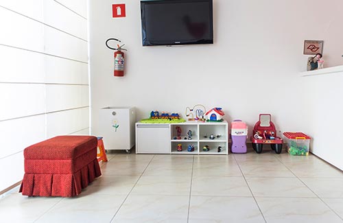 área de espera dentista