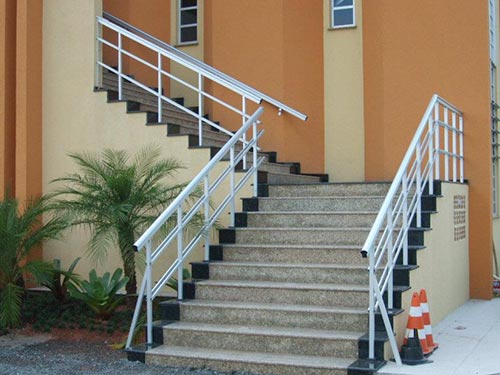 Corrimão para escadas Corrimão escada alumínio