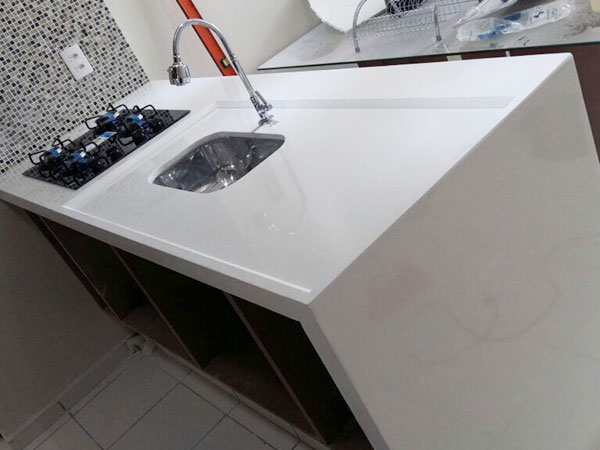 Balcão de mármore para pia e fogão balcão pia fogão mármore