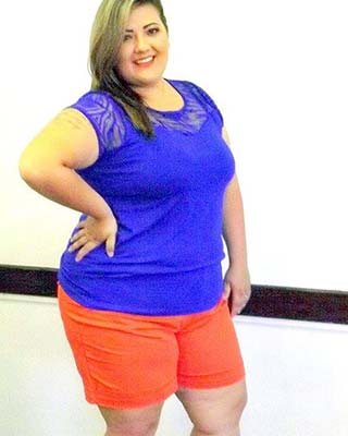 Blusinha e Bermuda Feminina Plus Size Blusinha e Bermuda Feminina Plus Size