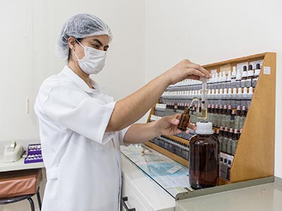 Manipulação de fórmulas Farmácia homeopática
