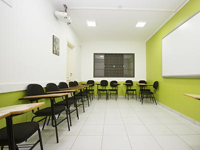 Sala de aula Curso de idiomas