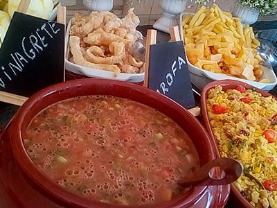 Pratos preparados especialmente para o seu evento Organização de eventos