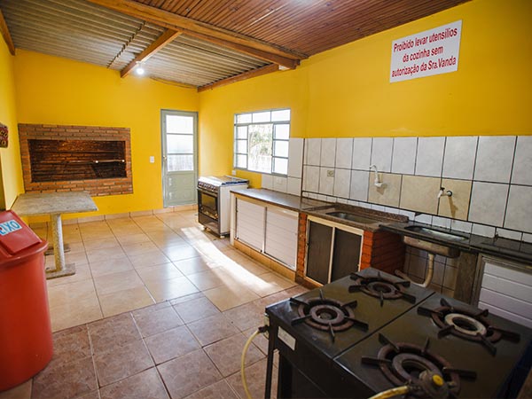 cozinha do salão toldo salão-cozinha