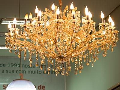 Lustre Lustre para decoração