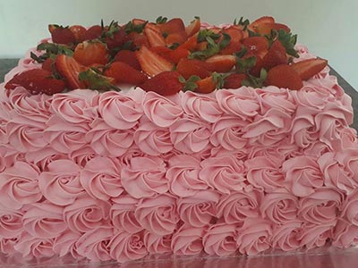 Bolo de morango Bolo para casamentos