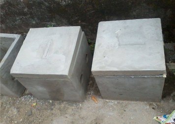 Fabricação de caixas de passagem de concreto Caixa de passagem