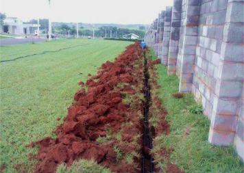 Instalação elétrica subterrânea Instalação elétrica subterrânea
