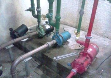 Manutenção de sistema de bombas de incêndio Manutenção em bomba de incêndio