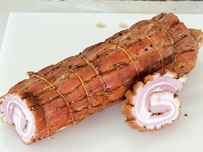 Carne recheada Carne recheada com bacon