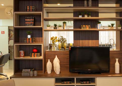 Home theater e painéis para TV Home theater