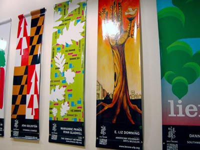 Banners, faixas e adesivos Banners comerciais