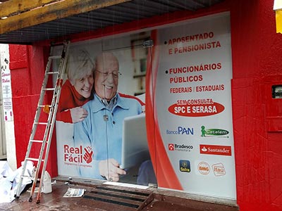 Adesivação de portas de vidro Comunicação visual