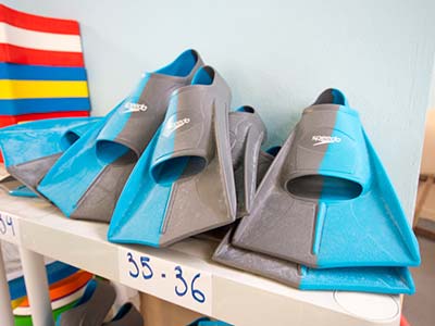 Equipamento de natação Pé de pato