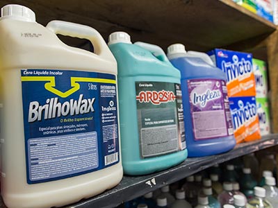 Cera líquida Produtos para limpar pisos