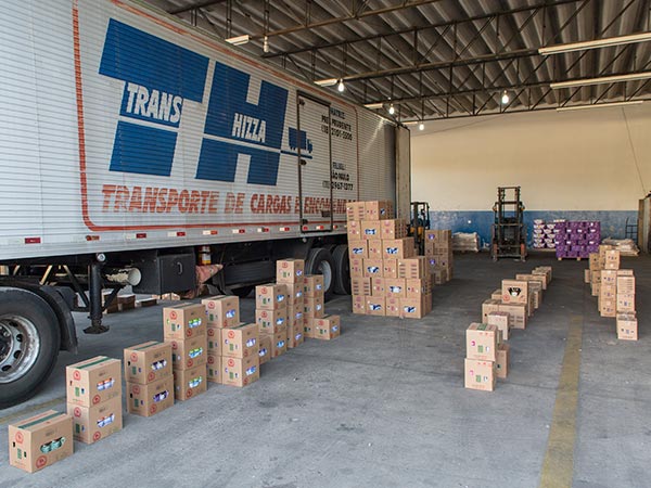 Transporte de cargas Transporte de encomendas