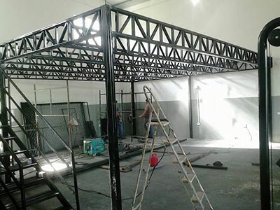 Fabricação de mezaninos de metal Estrutura para mezaninos