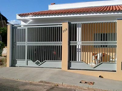 Grades e portões para residências Fabricação de grades e portões