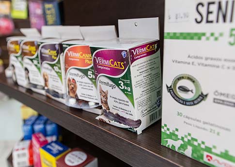 Venda e aplicação de medicamentos veterinários Medicamentos veterinários