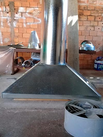 Fabricação de coifas em geral Coifas com exaustor