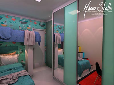 Deocração de interiores Quarto decorado