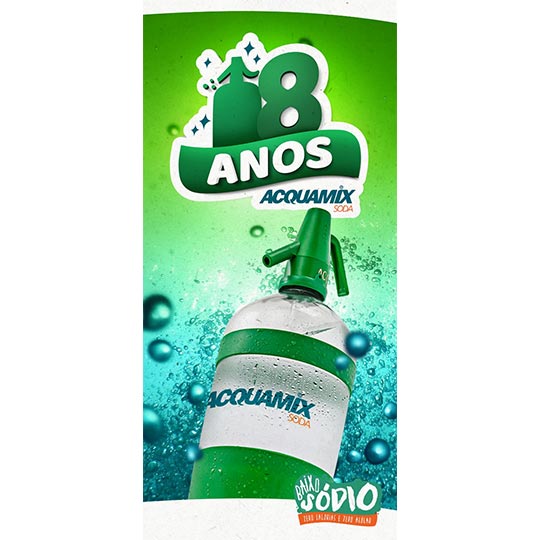 Água com baixo teor de sódio Água Acquamix
