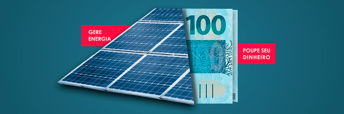 Gere energia e poupe seu dinheiro Geração de energia fotovoltaica