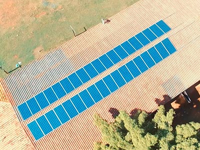 Instalação em área rural de Corumbá-MS Energia fotovoltaica para zona rural