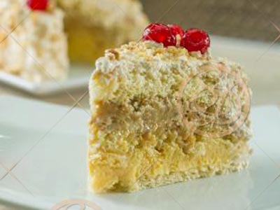 Baba de Moça com Nozes Bolo nozes