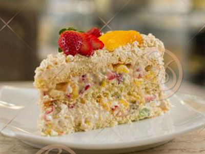 Salada de Frutas Bolo salada frutas