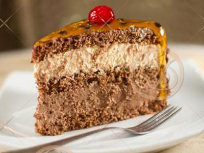Chocolate com Maracujá Bolo recheado