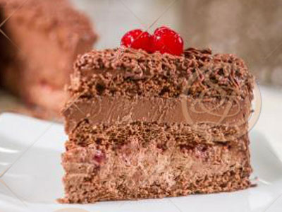 Bolo Trufado com Cereja Bolo trufado cereja