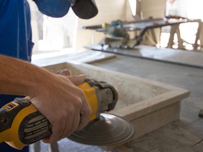 Peças com excelente acabamento Fabricação de peças em mármore