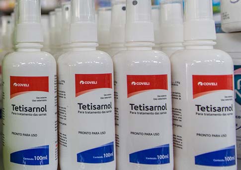 Produtos para o tratamento de sarnas Medicamento para o tratamento de sarnas