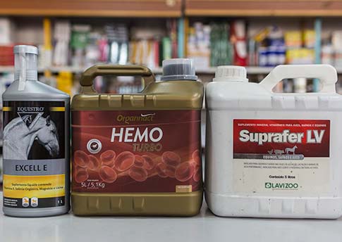 Suplementos minerais para equinos