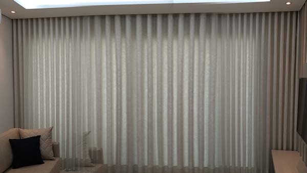 Cortinas para decoração Janela com cortina