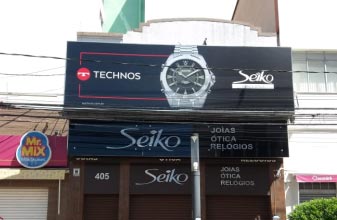 Fachada em lona Fachada em lona