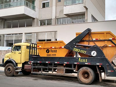 Caçambas para alugar Aluguel de caçambas para construção