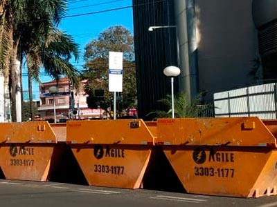 Caçamba para coleta de resíduos