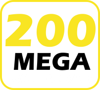 200 Mega / 50 Upload Plano de internet 200 Mega