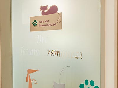 Sala de imunização Vacinação de pets