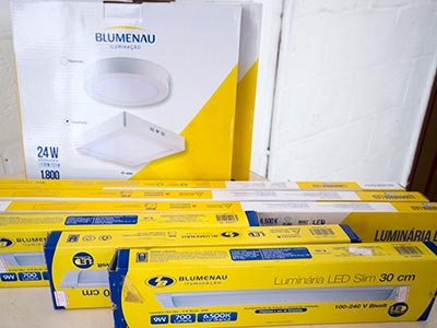 Luminárias LED Slim 30 centímetros Luminárias LED