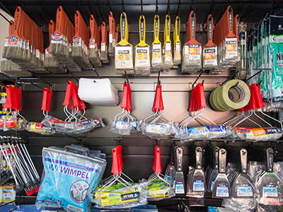 Pincéis, rolos e espátulas para pintura Pincéis, rolos e espátulas para pintura