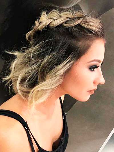 penteado para festa