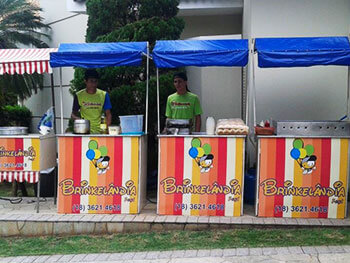 Barraquinhas de alimentação Barraquinhas de alimentação para alugar