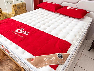 Colchão Gold Star Fontana cama box e colchão castor queen fontana euro double face pocket