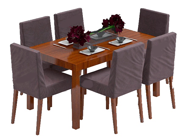Mesa de jantar sob encomenda Mesa de jantar com seis cadeiras